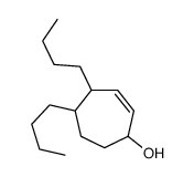 4,5-dibutylcyclohept-2-en-1-ol Structure