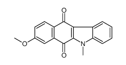 8-methoxy-5-methylbenzo[b]carbazole-6,11-dione Structure
