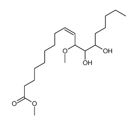 methyl 12,13-dihydroxy-11-methoxyoctadec-9-enoate结构式