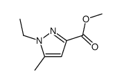 methyl 1-ethyl-5-methylpyrazole-3-carboxylate Structure