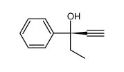 (R)-3-Phenyl-pent-1-yn-3-ol structure