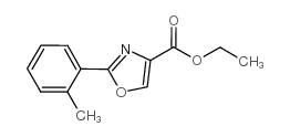 2-O-TOLYL-OXAZOLE-4-CARBOXYLIC ACID ETHYL ESTER picture
