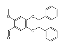 2-methoxy-4,5-bis(phenylmethoxy)benzaldehyde Structure