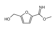 2-Furancarboximidic acid, 5-(hydroxymethyl)-, methyl ester (9CI) structure