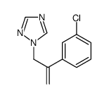 1-[2-(3-chlorophenyl)prop-2-enyl]-1,2,4-triazole结构式