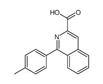 1-(4-methylphenyl)isoquinoline-3-carboxylic acid结构式