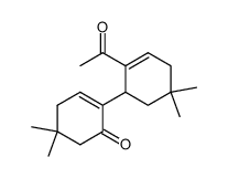 1-acetyl-6-(6-oxo-4,4-dimethyl-1-cyclohexenyl)-4,4-dimethyl-1-cyclohexene Structure