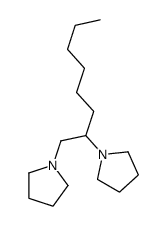1-(1-pyrrolidin-1-yloctan-2-yl)pyrrolidine Structure
