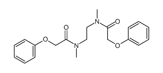 N-methyl-N-[2-[methyl-(2-phenoxyacetyl)amino]ethyl]-2-phenoxyacetamide Structure