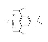 1,3,5-tritert-butyl-2-dibromophosphorylbenzene结构式