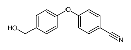 4-[4-(hydroxymethyl)phenoxy]benzonitrile Structure