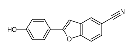 2-(4-hydroxyphenyl)-1-benzofuran-5-carbonitrile Structure