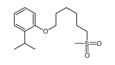 1-(6-methylsulfonylhexoxy)-2-propan-2-ylbenzene Structure
