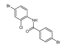 Benzamide, 4-bromo-N-(4-bromo-2-chlorophenyl)结构式