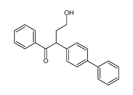 4-hydroxy-1-phenyl-2-(4-phenylphenyl)butan-1-one Structure