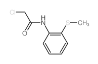 2-Chloro-N-(2-methylsulfanyl-phenyl)-acetamide structure