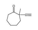 Cycloheptanone, 2-ethynyl-2-methyl- (7CI)结构式