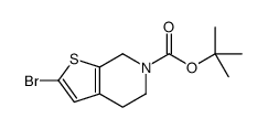 2-Methyl-2-propanyl 2-bromo-4,7-dihydrothieno[2,3-c]pyridine-6(5H )-carboxylate Structure