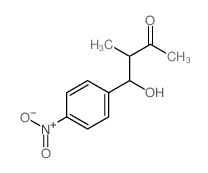 2-Butanone,4-hydroxy-3-methyl-4-(4-nitrophenyl)-结构式