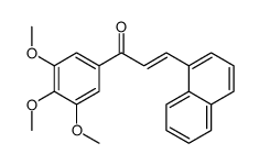 3-naphthalen-1-yl-1-(3,4,5-trimethoxyphenyl)prop-2-en-1-one结构式