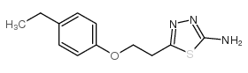 5-[2-(4-ethylphenoxy)ethyl]-1,3,4-thiadiazol-2-amine Structure