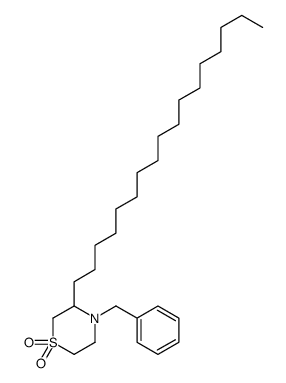 4-benzyl-3-heptadecyl-1,4-thiazinane 1,1-dioxide Structure