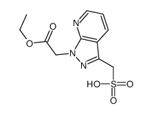 [1-(2-ethoxy-2-oxoethyl)pyrazolo[3,4-b]pyridin-3-yl]methanesulfonic acid Structure