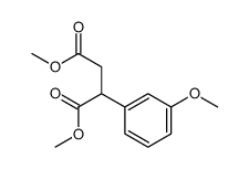 dimethyl 2-(3-methoxyphenyl)butanedioate结构式