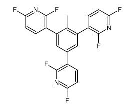 3-[3,5-bis(2,6-difluoropyridin-3-yl)-2-methylphenyl]-2,6-difluoropyridine结构式