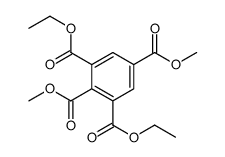 1-O,3-O-diethyl 2-O,5-O-dimethyl benzene-1,2,3,5-tetracarboxylate Structure