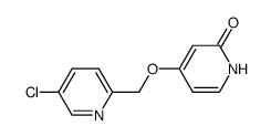 4-{[(5-chloro-2-pyridinyl)methyl]oxy}-2(1H)-pyridinone Structure