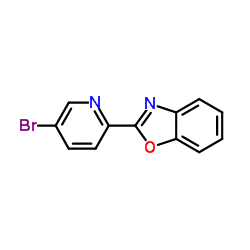 2-(5-Bromo-2-pyridinyl)-1,3-benzoxazole结构式