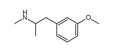 1-(3-methoxyphenyl)-N-methylpropane-2-amine Structure