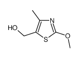 (2-Methoxy-4-methyl-thiazol-5-yl)-methanol结构式
