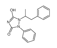 1-phenyl-2-(1-phenylpropan-2-yl)-1,2,4-triazolidine-3,5-dione结构式