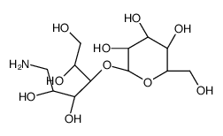1-amino-1-deoxy-4-O-α-D-glucopyranosyl-D-glucitol结构式
