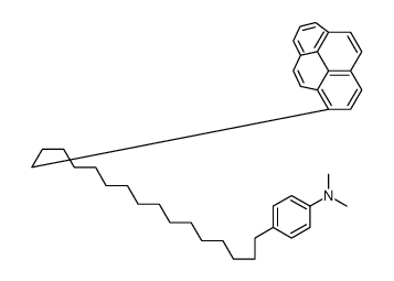 N,N-dimethyl-4-(16-pyren-1-ylhexadecyl)aniline结构式