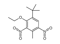 1-tert-butyl-2-ethoxy-4-methyl-3,5-dinitrobenzene Structure