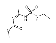 methyl (Z)-(1-((N-ethylsulfamoyl)amino)ethylidene)carbamate Structure
