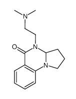 4-(2-dimethylamino-ethyl)-2,3,3a,4-tetrahydro-1H-pyrrolo[1,2-a]quinazolin-5-one结构式