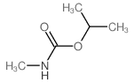 Carbamic acid,N-methyl-, 1-methylethyl ester Structure