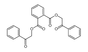 bis(2-oxo-2-phenylethyl) phthalate structure