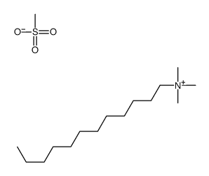 dodecyl(trimethyl)azanium,methanesulfonate Structure