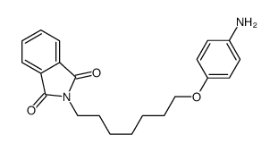 2-[7-(4-aminophenoxy)heptyl]isoindole-1,3-dione结构式