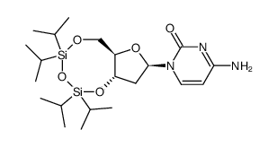 2'-deoxy-3',5'-di-O-1,1,3,3-(tetraisopropyldisiloxane-1,3-diyl)cytidine结构式