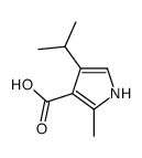 Pyrrole-3-carboxylic acid, 4-isopropyl-2-methyl- (6CI) Structure