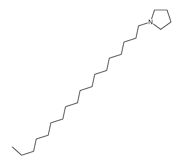 1-octadecylpyrrolidine Structure