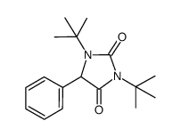 1,3-di-tert-butyl-5-phenylimidazolidine-2,4-dione结构式