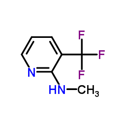 N-methyl-3-(trifluoromethyl)pyridin-2-amine结构式