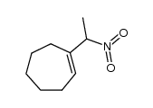 1-(1-nitroethyl)cycloheptene Structure